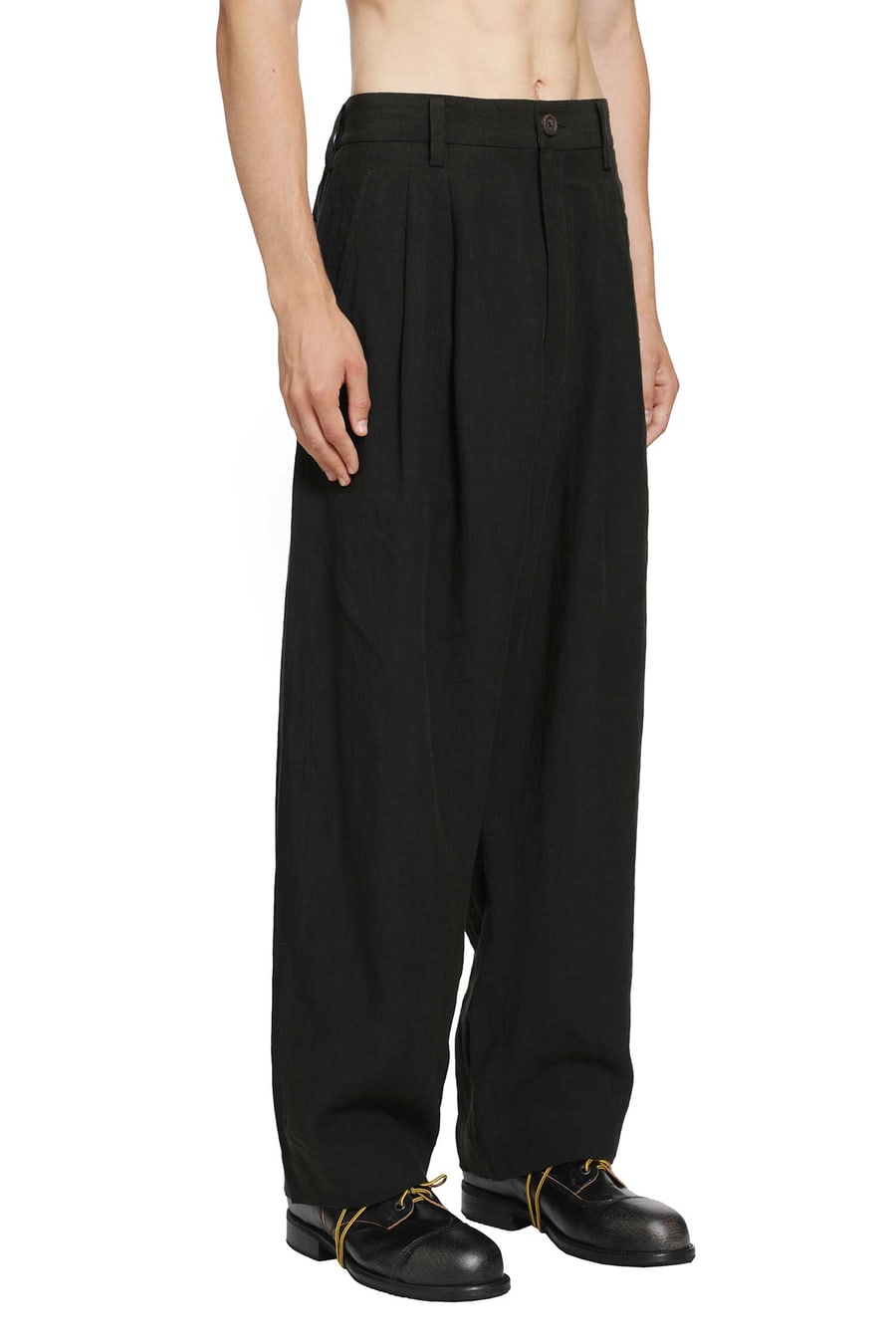 ZIGGY CHEN Wide Leg Trousers, view 3