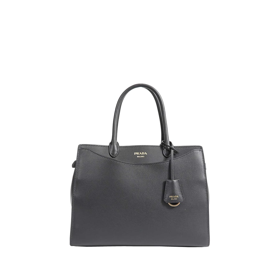 Prada Prelude Large Leather Handbag, view 5
