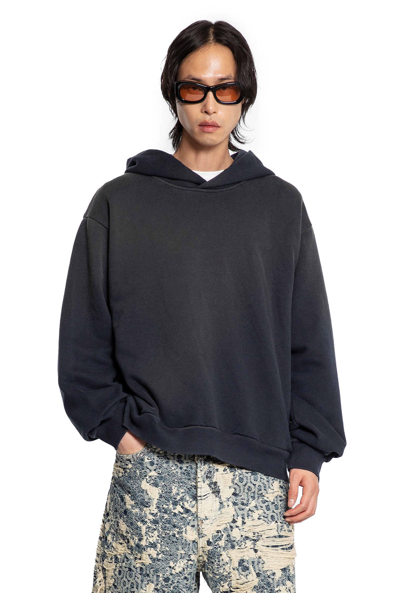 ACNE STUDIOS Fleece Logo Hoodie