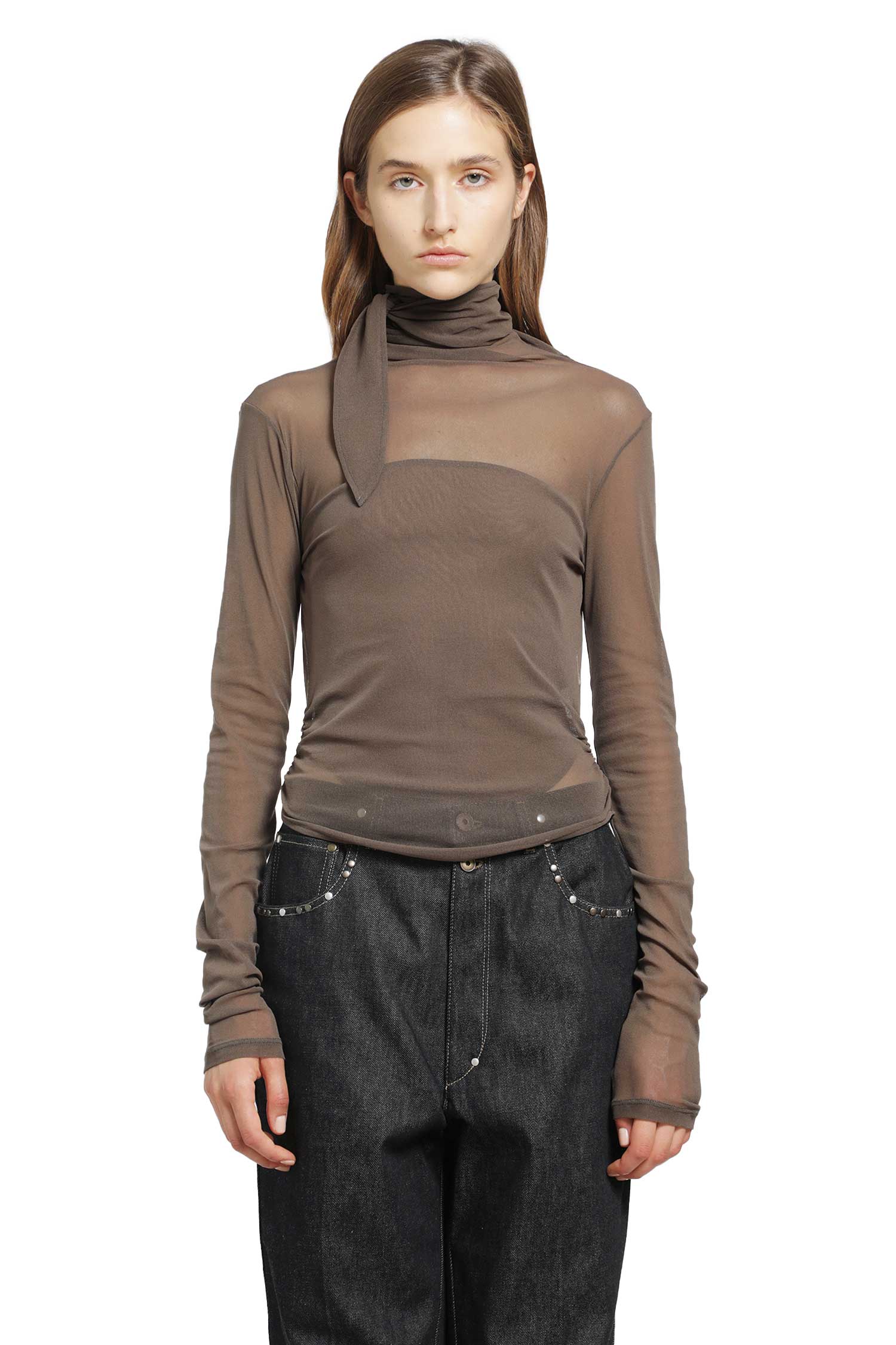 Lemaire Mesh Ballerina Scarf Top, view 2