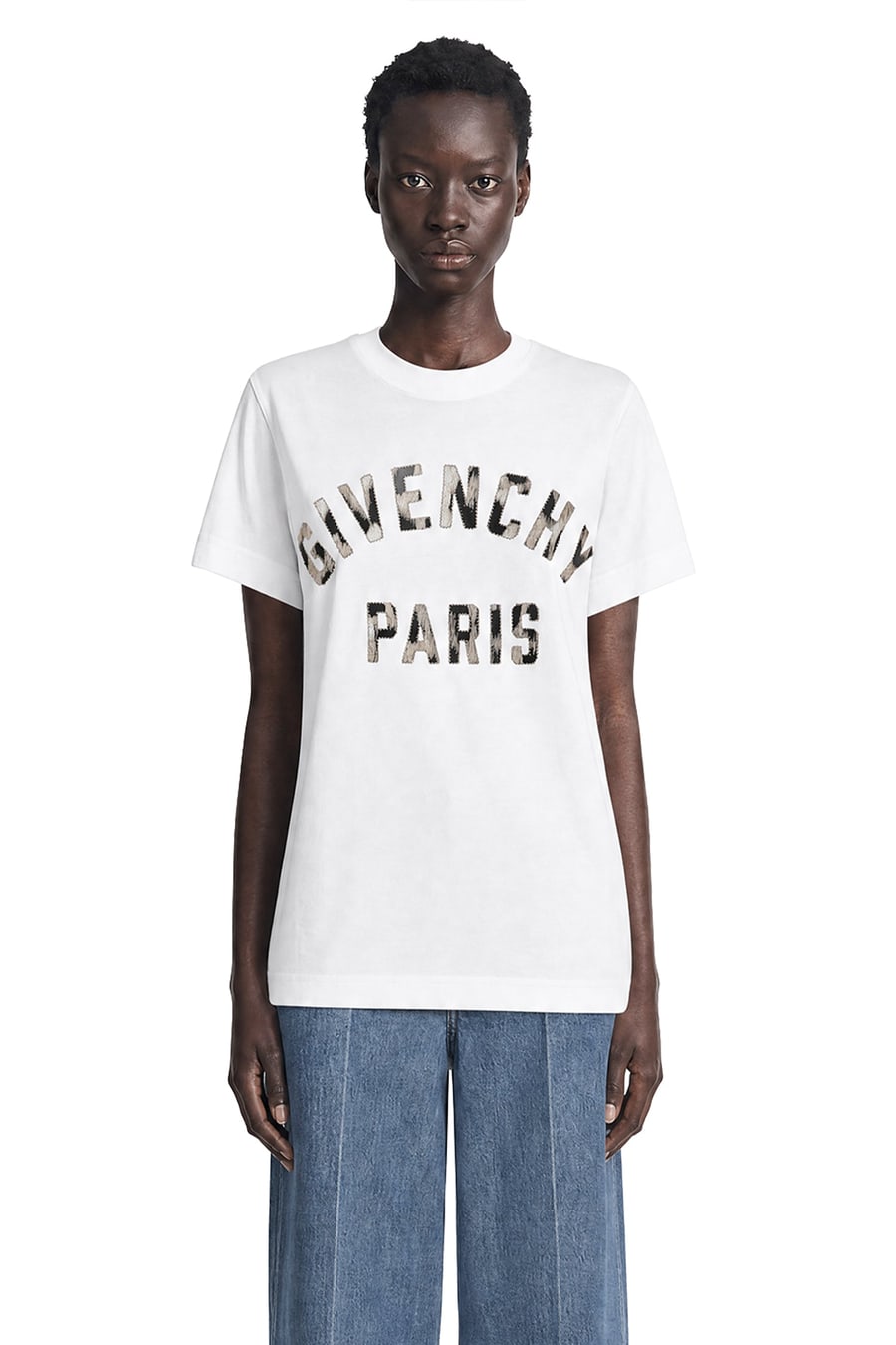 Givenchy Embroidered Logo Cotton T-shirt