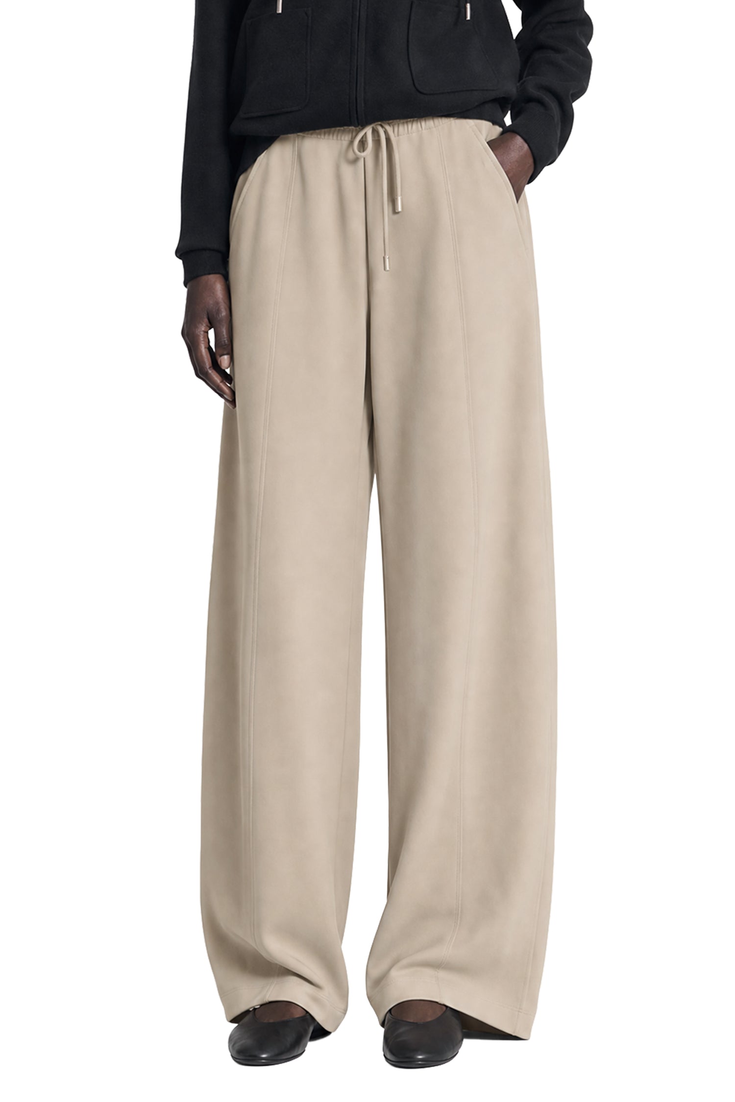 Max Mara Technical Jersey Barrel leg Trousers