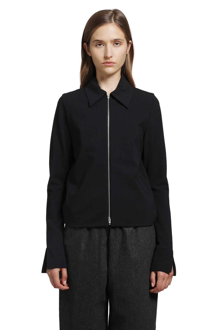 Jil Sander Jersey Zip Closure Jacket, view 2