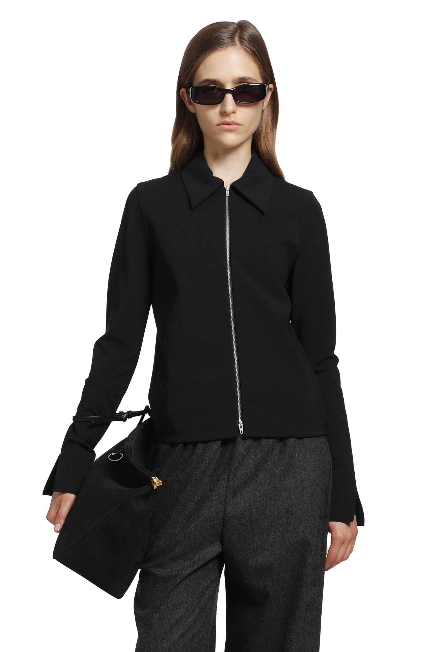 Jil Sander Jersey Zip Closure Jacket