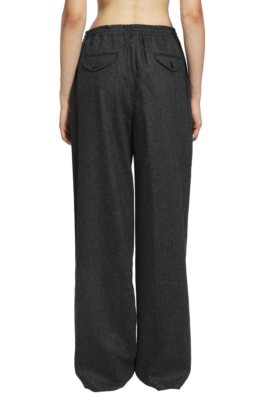 Jil Sander Wool Flannel Trousers, view 4