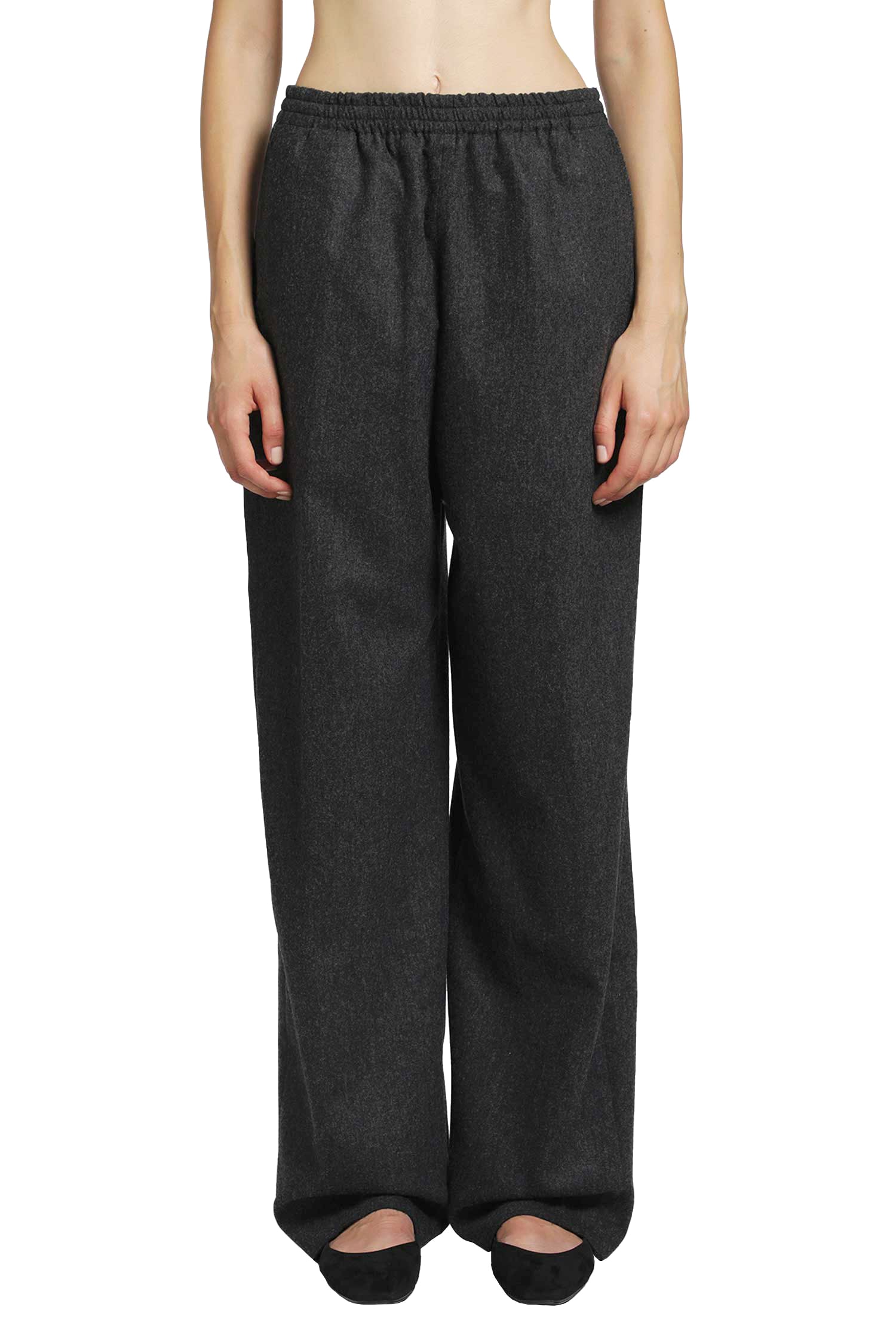 Jil Sander Wool Flannel Trousers, view 2