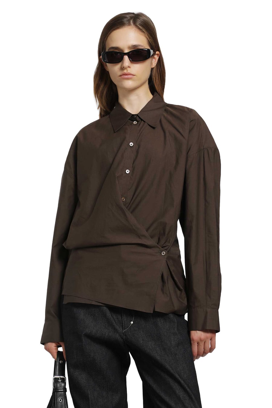 Lemaire Straight Collar Twisted Shirt