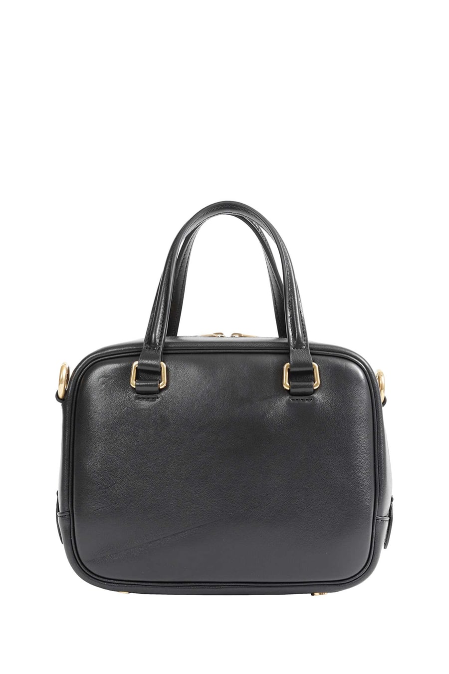 Jil Sander Vision Small Leather Top Handle Bag, view 3