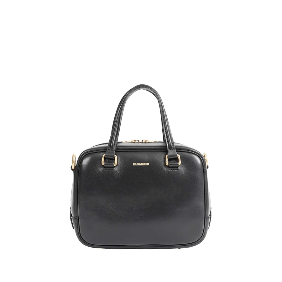 Jil Sander Vision Small Leather Top Handle Bag, view 5