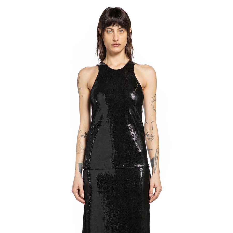 Toteme Curved Sequin Tank, view 6