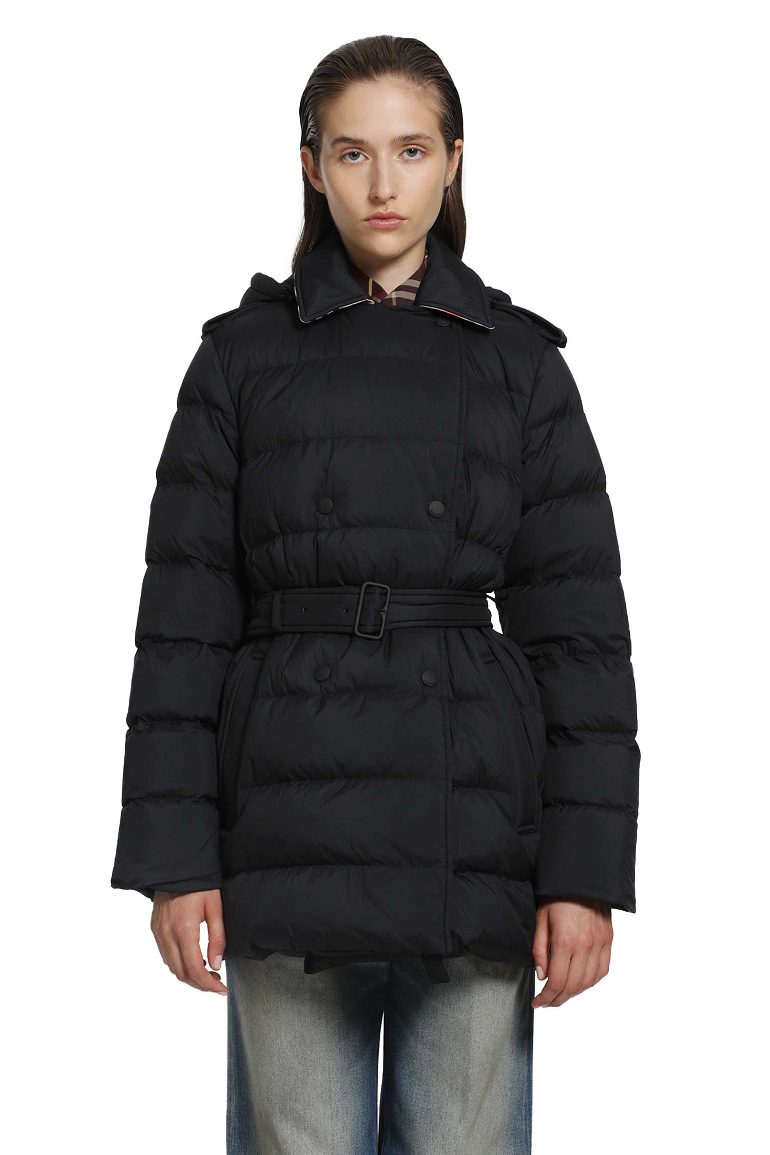 Burberry Nylon Hooded Puffer Jacket