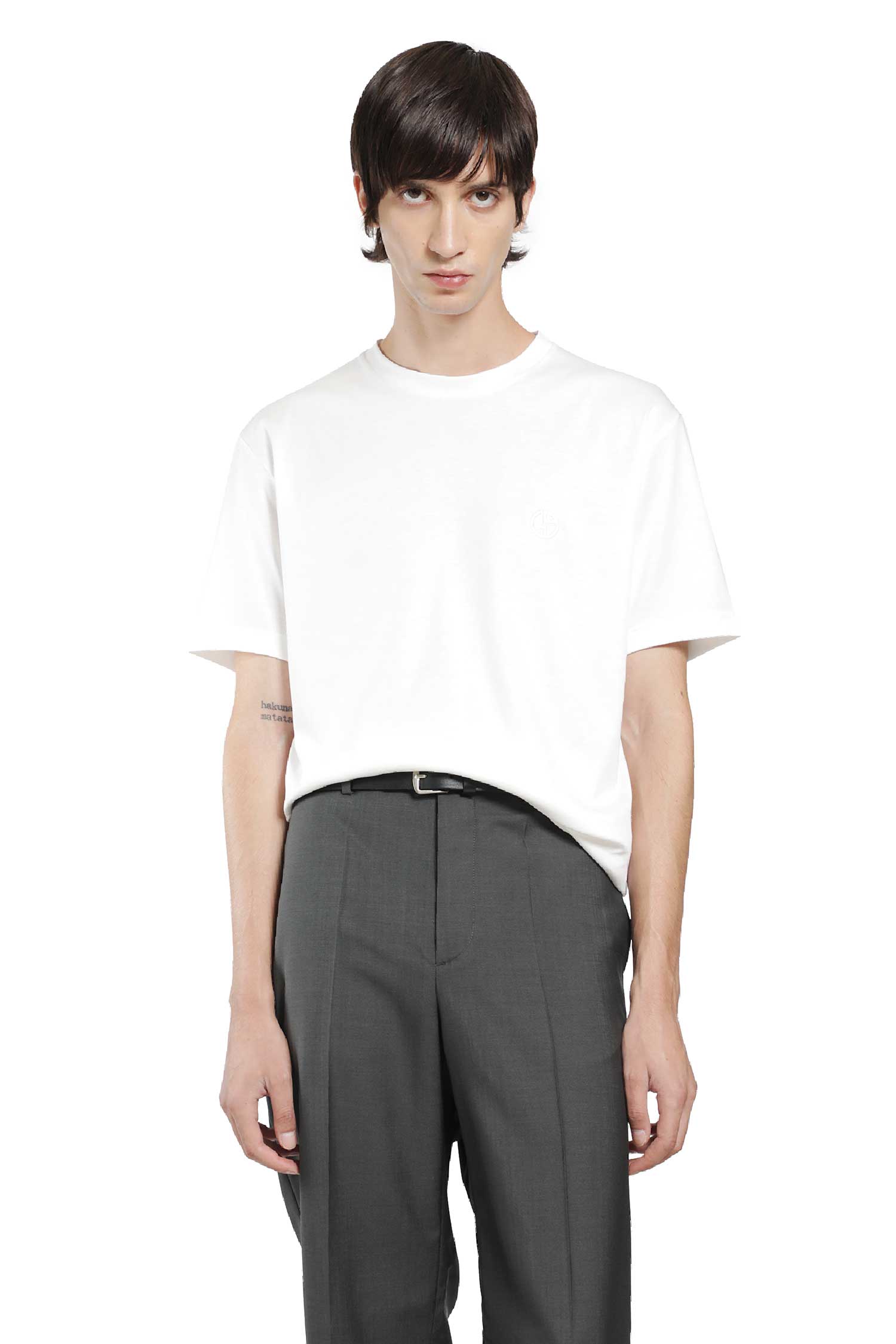 Giorgio Armani Cotton Interlock Short Sleeve T-Shirt