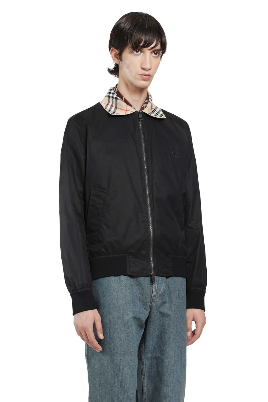 Burberry Burberry Gabrdine Glenfields Harrington Jacket, view 3