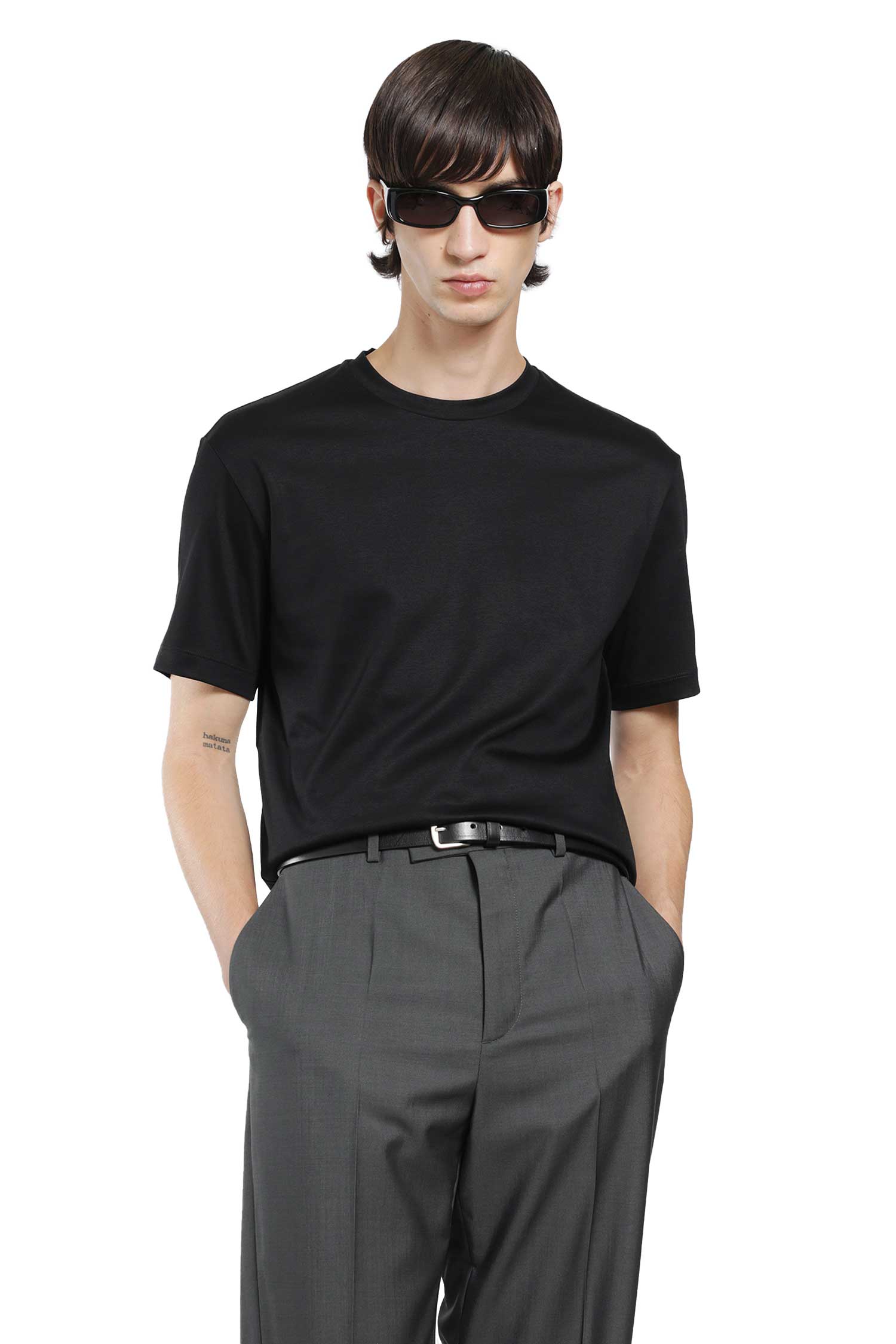 Giorgio Armani Cotton Jersey Short Sleeve T-Shirt