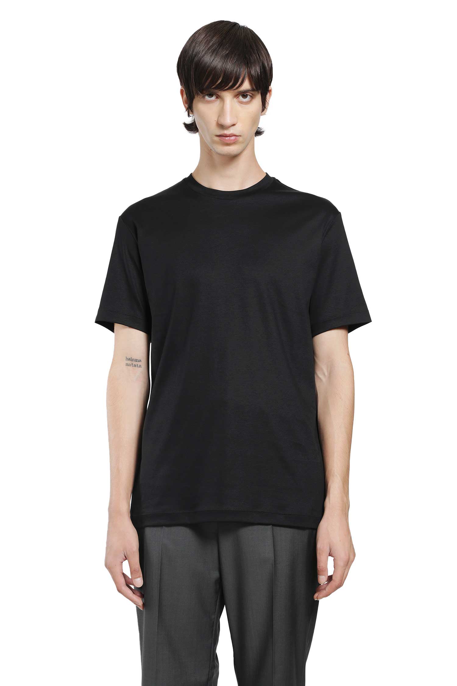 Giorgio Armani Cotton Jersey Short Sleeve T-Shirt, view 2