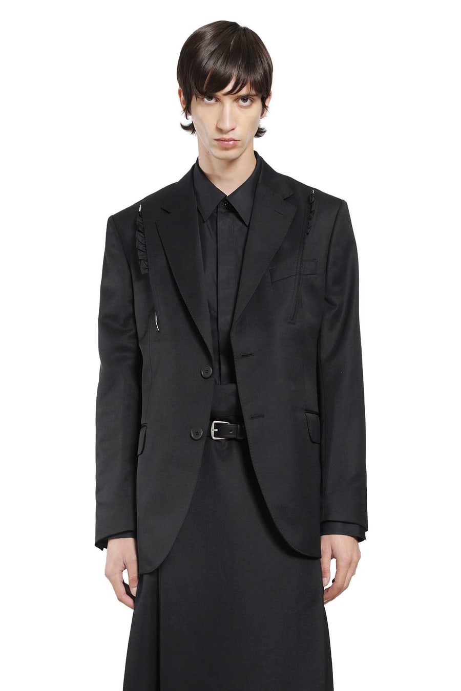 SIMONE ROCHA Structured Slash Blazer with Daisy