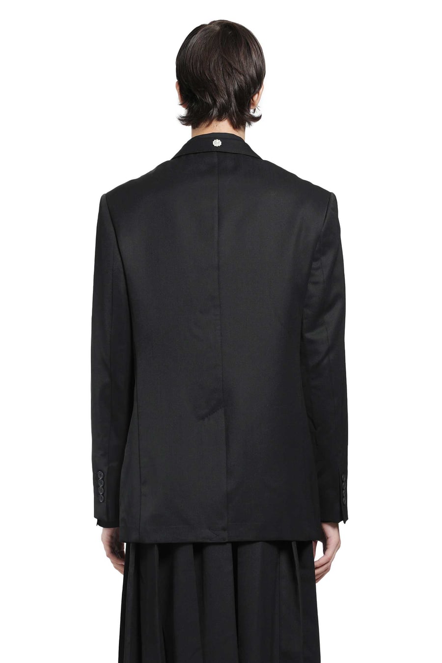 SIMONE ROCHA Structured Slash Blazer with Daisy, view 4