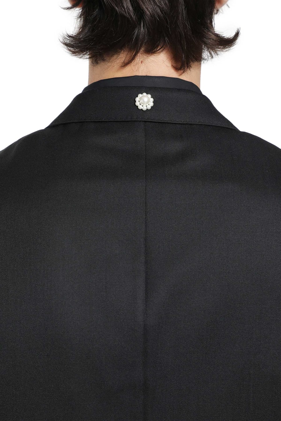 SIMONE ROCHA Structured Slash Blazer with Daisy, view 5