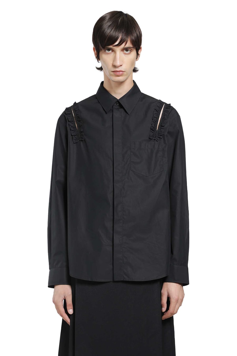 SIMONE ROCHA Ruffle Slash Shirt, view 2