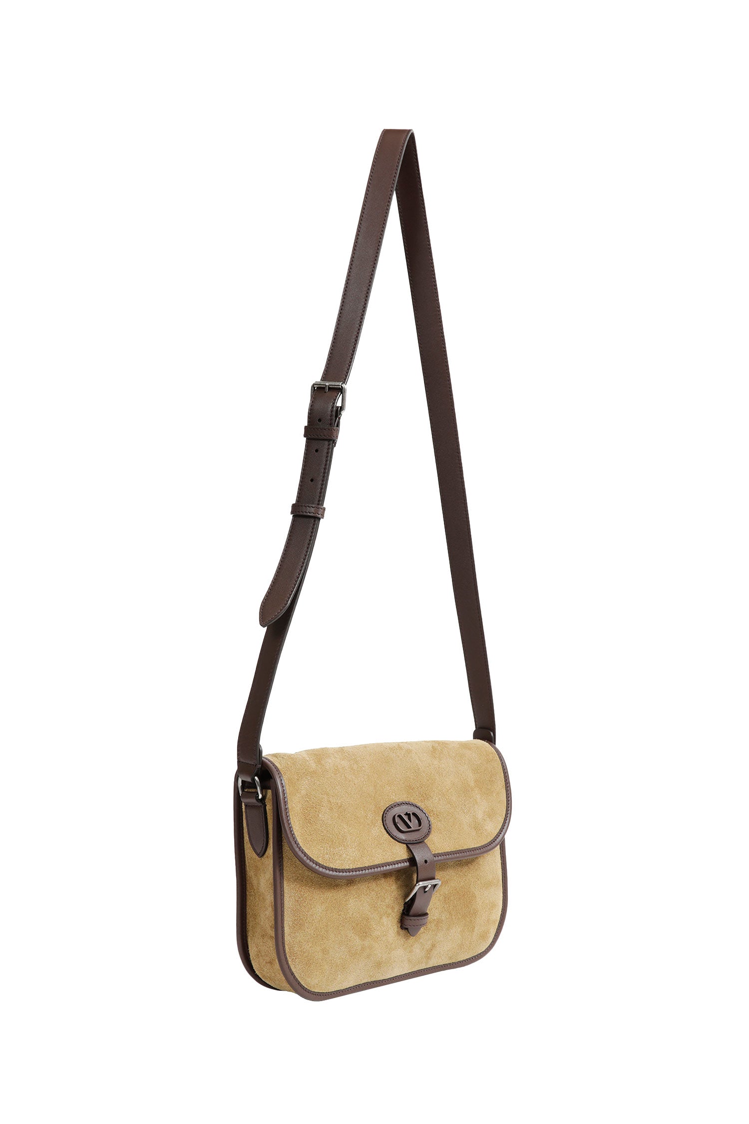 Valentino Garavani Antibes Suede Shoulder Bag, view 2