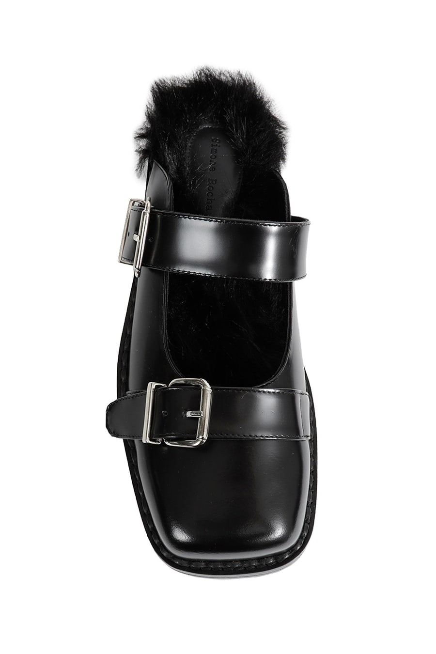 SIMONE ROCHA Buckled Mary Jane Mules, view 5