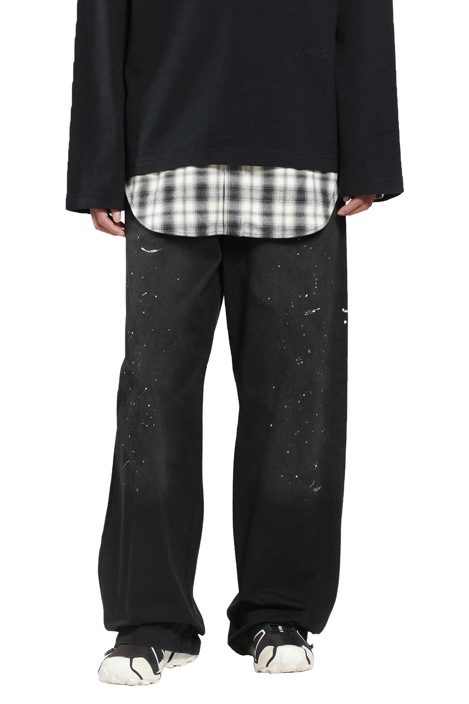 ACNE STUDIOS Washed Cotton Drawstring Trousers