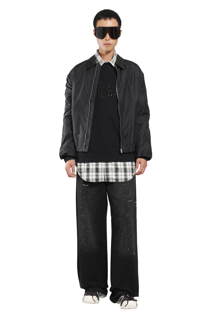 ACNE STUDIOS Washed Cotton Drawstring Trousers, view 5