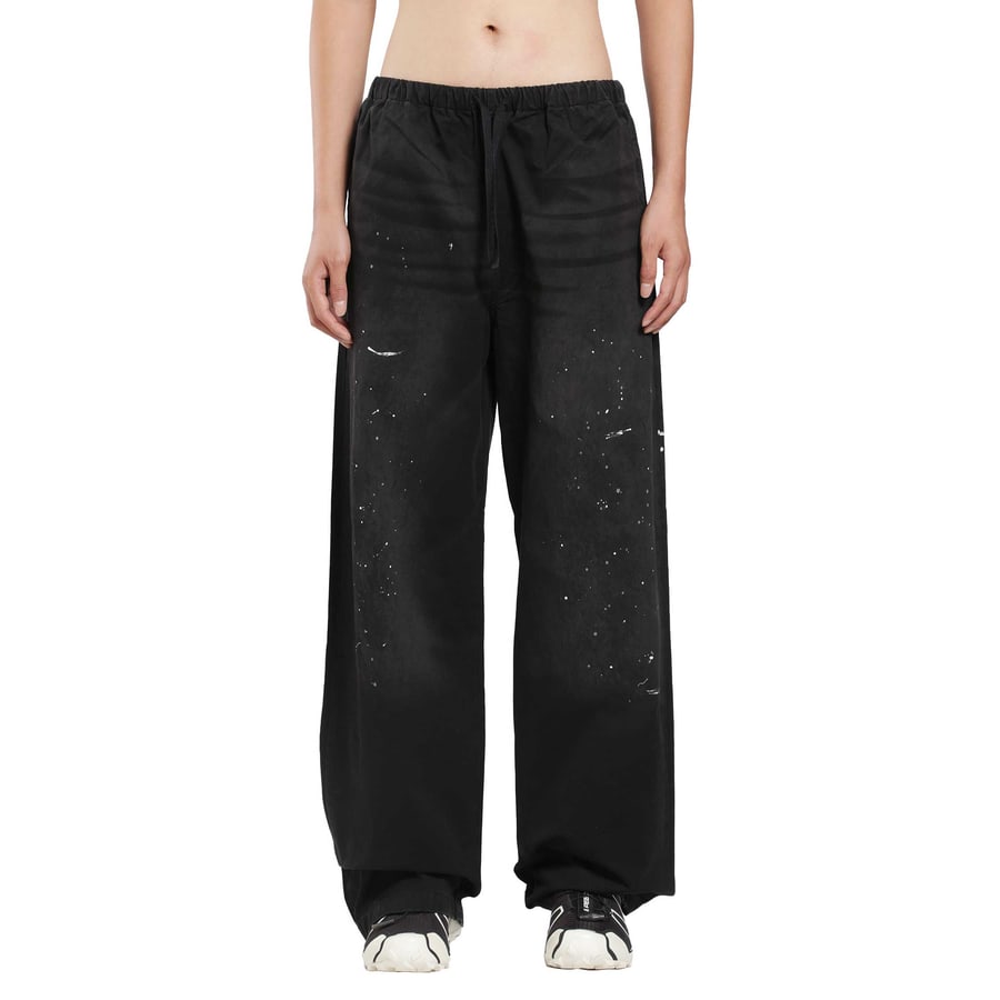ACNE STUDIOS Washed Cotton Drawstring Trousers, view 6
