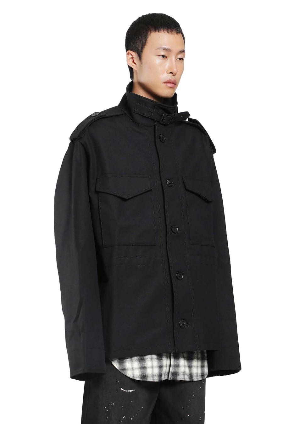 ACNE STUDIOS Cotton Nylon Field Jacket, view 3