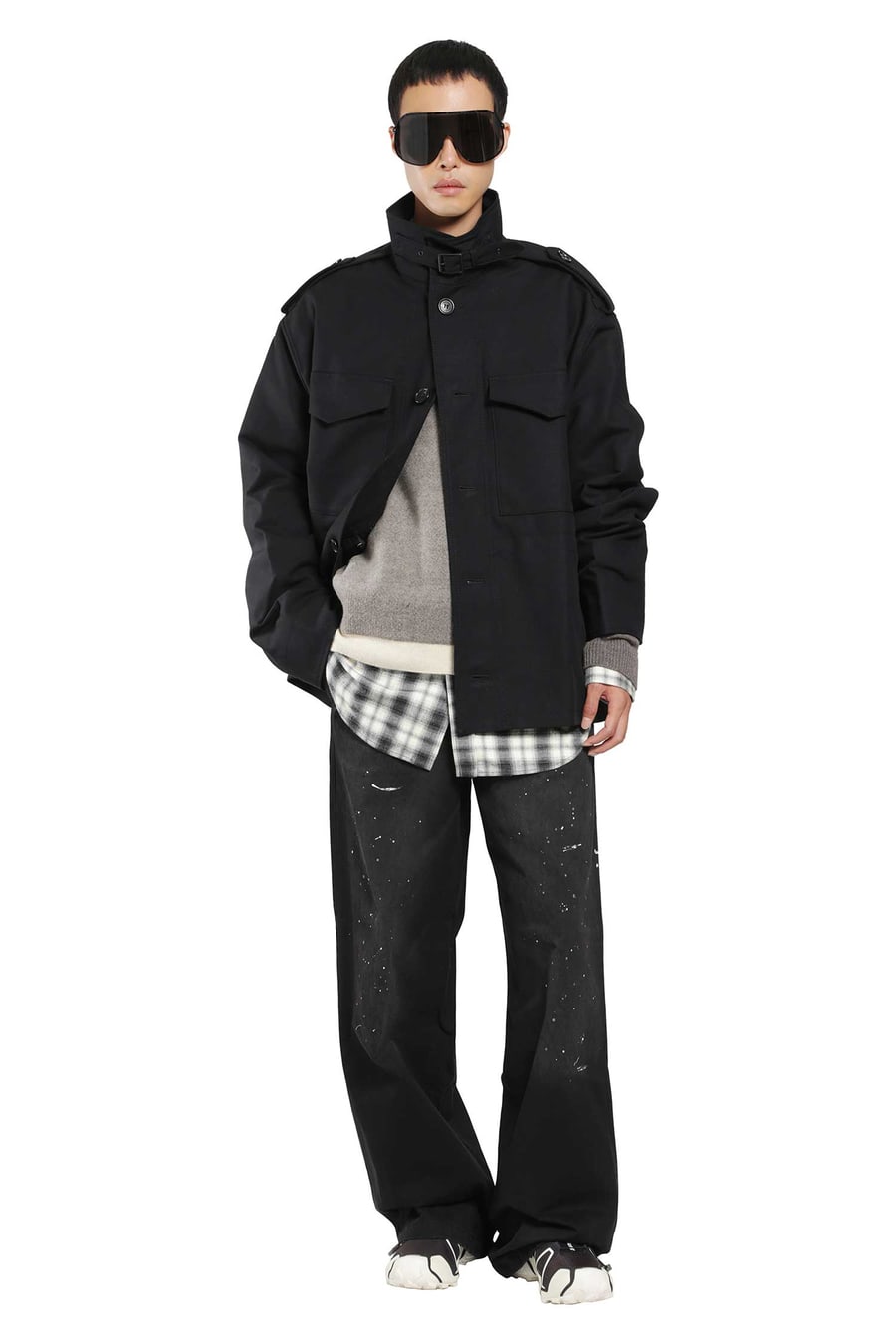 ACNE STUDIOS Cotton Nylon Field Jacket, view 6