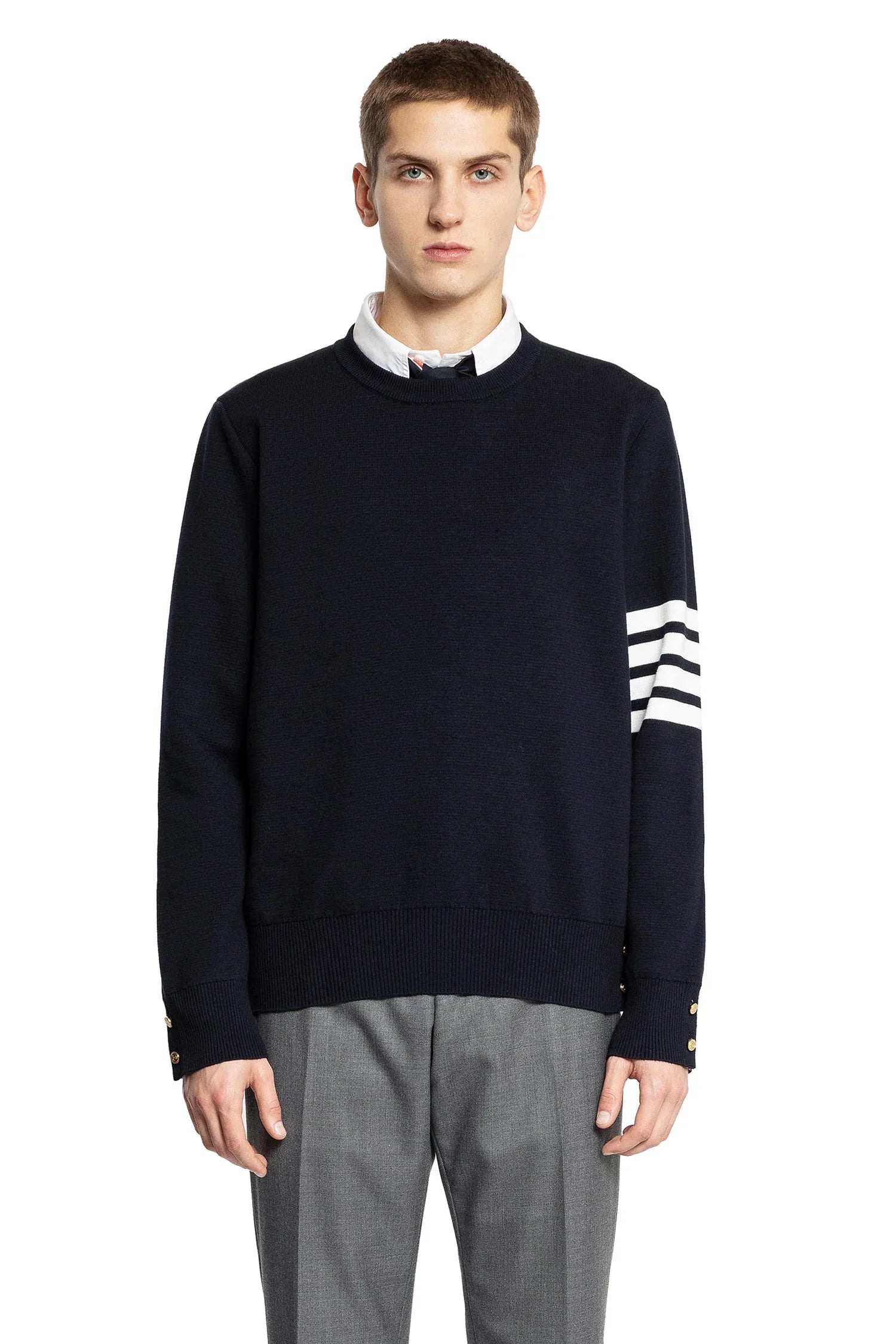 Thom Browne Cotton Crêpe Sweater
