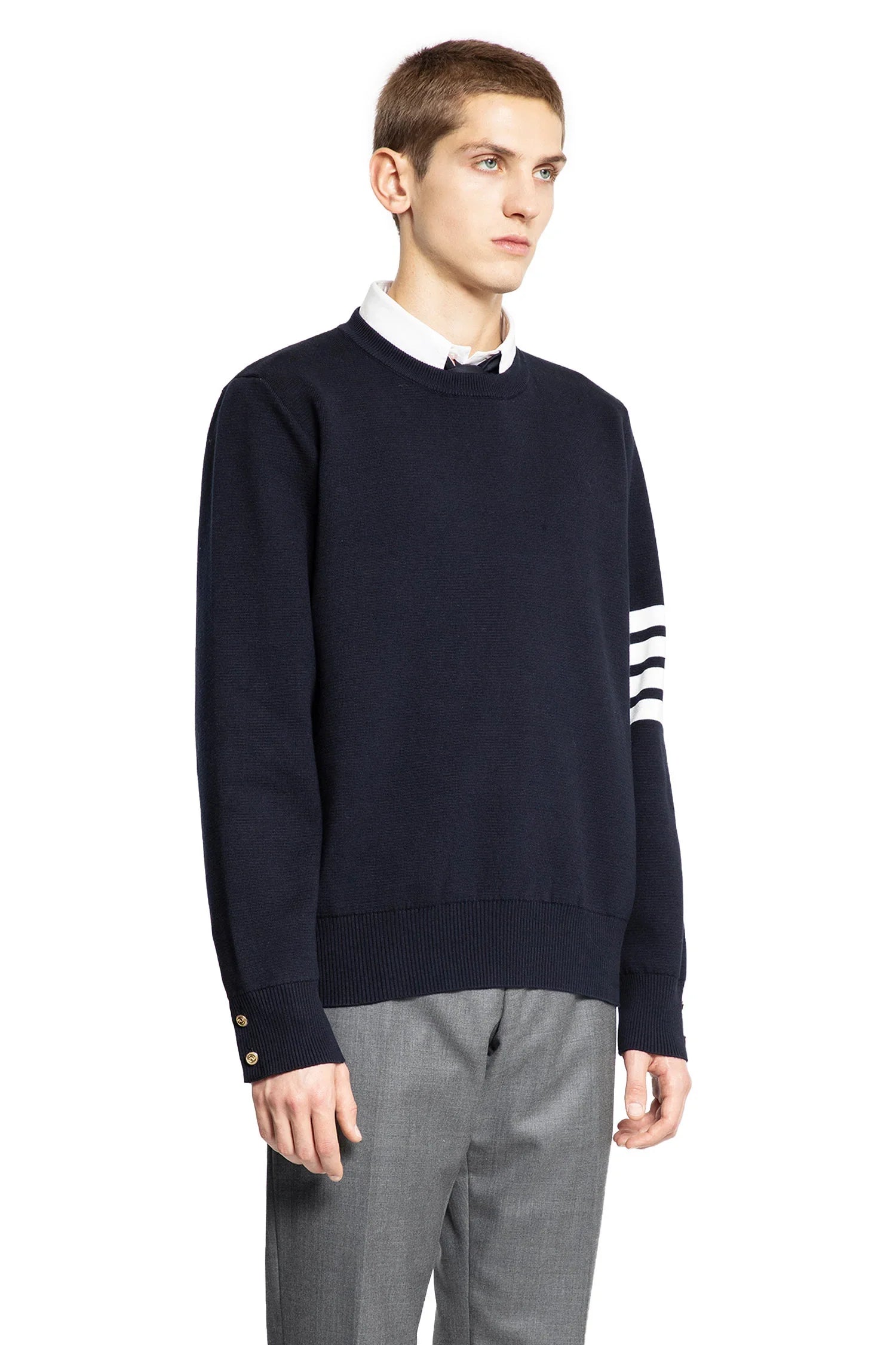 Thom Browne Cotton Crêpe Sweater, view 2