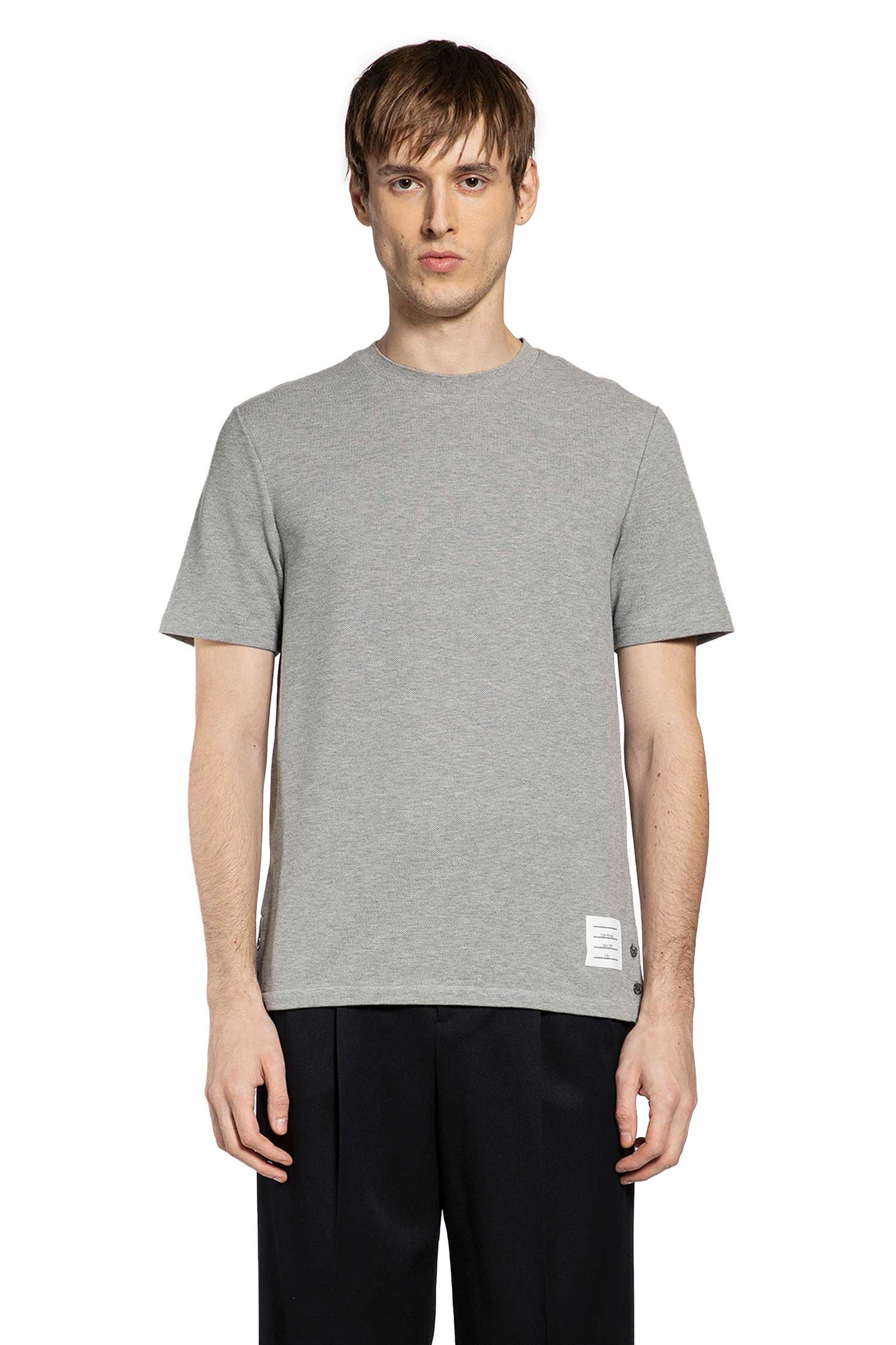 Thom Browne Piqué Centerback Striped T-Shirt