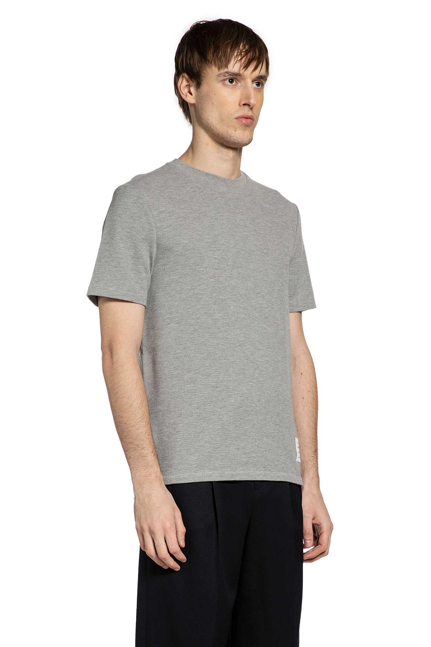 Thom Browne Piqué Centerback Striped T-Shirt, view 2