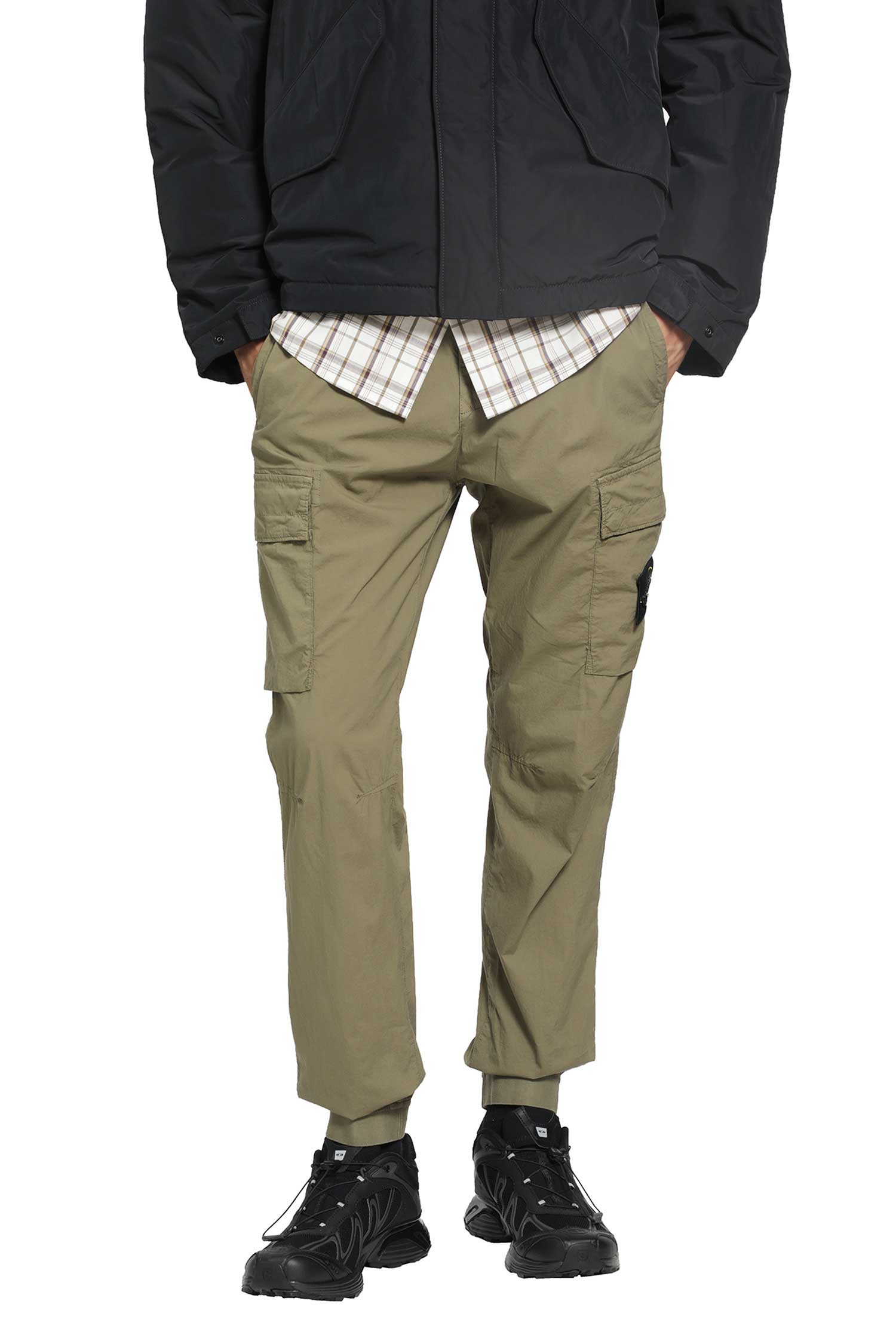 Stone Island 3100031 Stretch Cotton Twill Cargo Trousers
