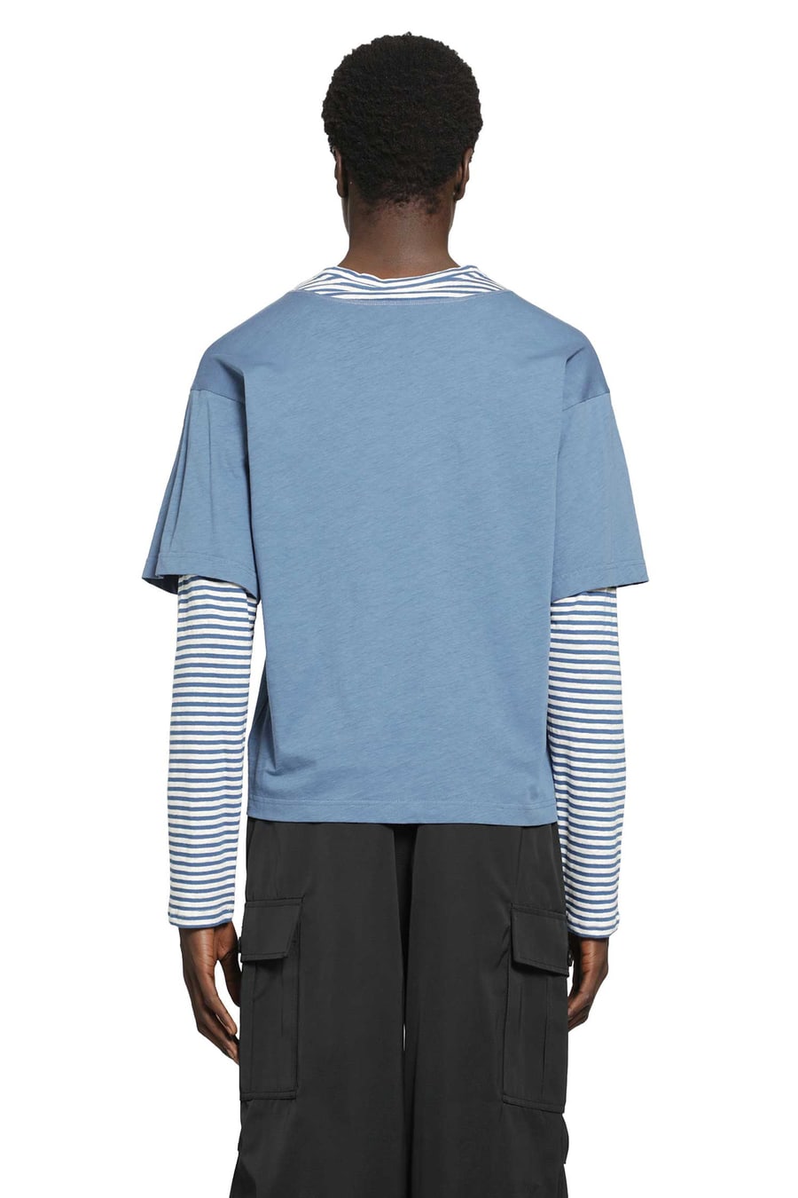 Marni Layered Cotton T-Shirt, view 4