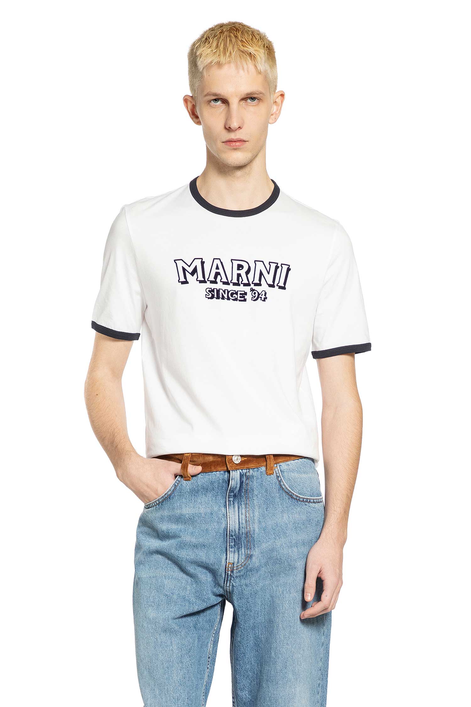 Marni Ringer Logo Cotton T-Shirt