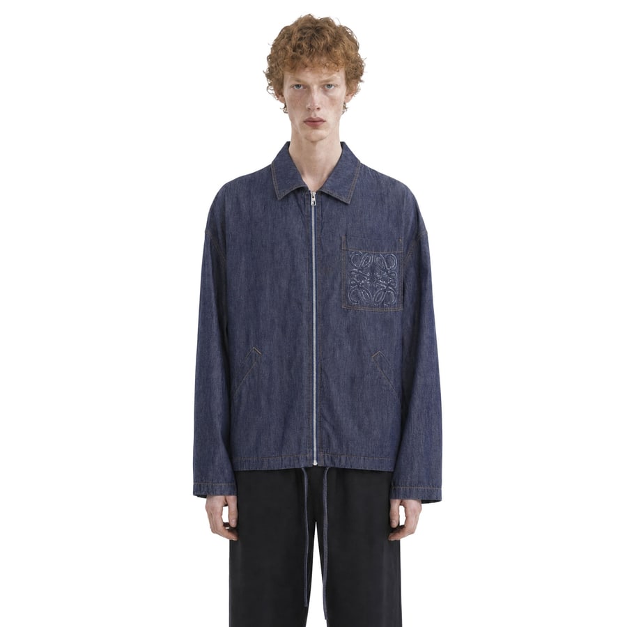 Loewe Jacket in Lightweight Cotton Chambray, view 6