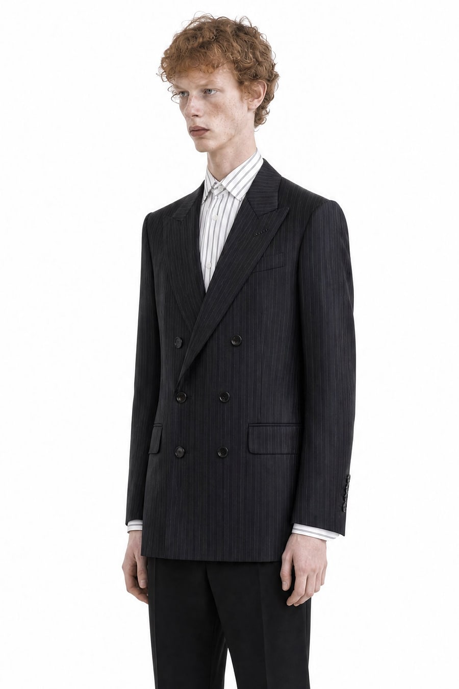 Tom Ford Saxony Herringbone Stripe Jacket, view 2