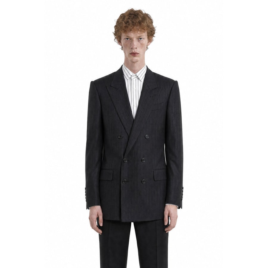 Tom Ford Saxony Herringbone Stripe Jacket, view 4
