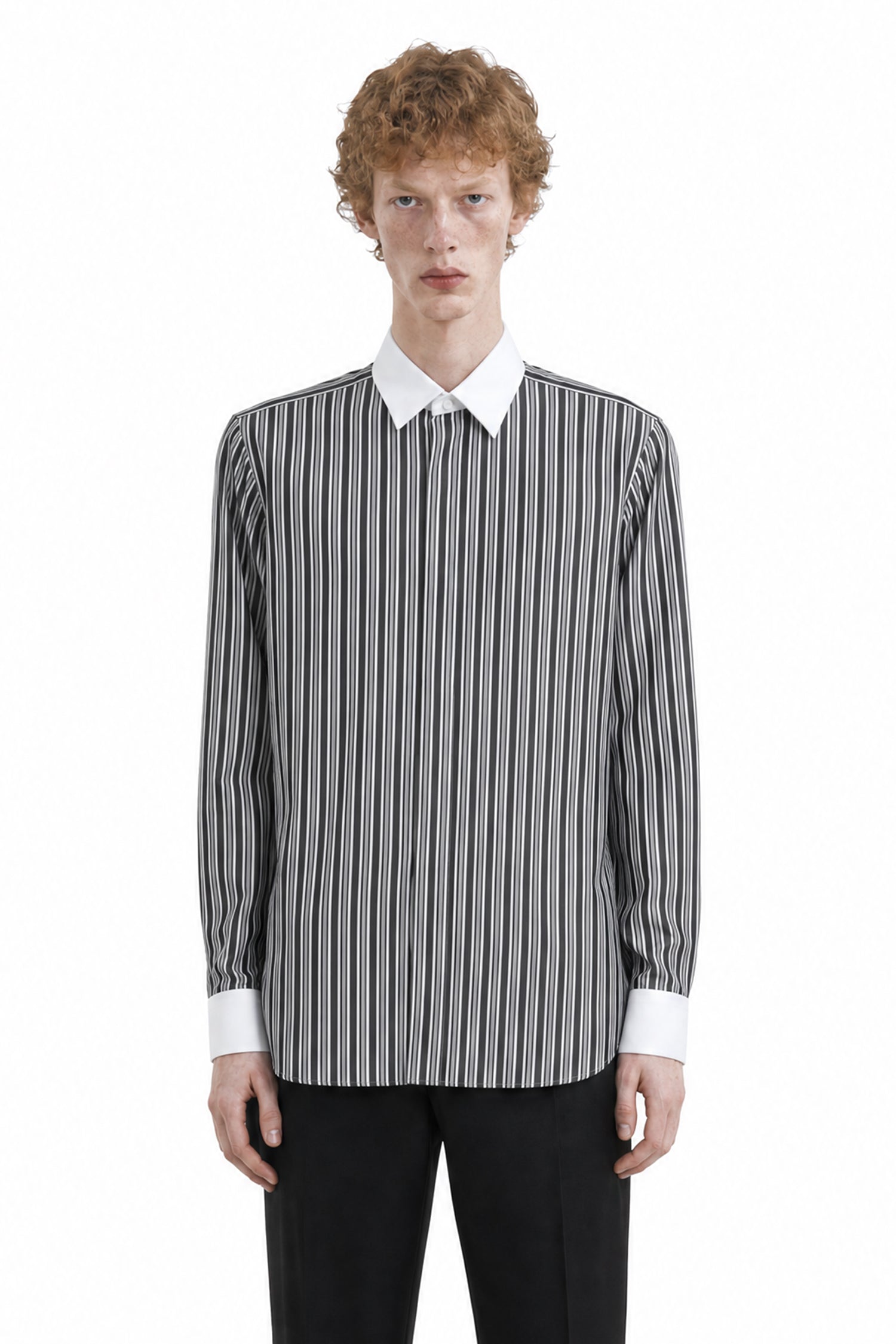 Tom Ford Poplin Stripe Classic Fit Shirt, view 2