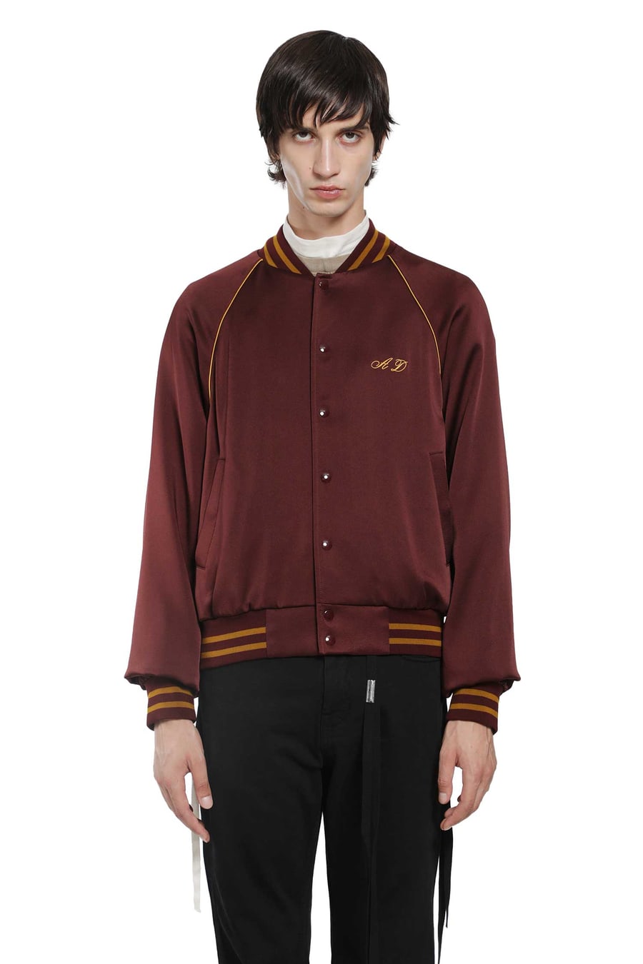Ann Demeulemeester ''Lovers Forever'' Bomber in Cady Satin, view 2