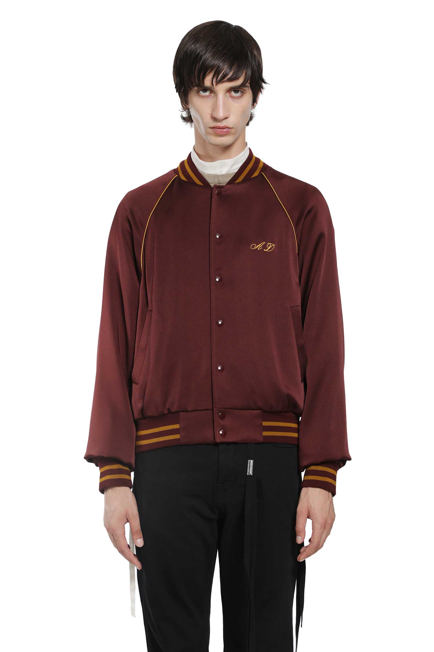 Ann Demeulemeester ''Lovers Forever'' Bomber in Cady Satin, view 2