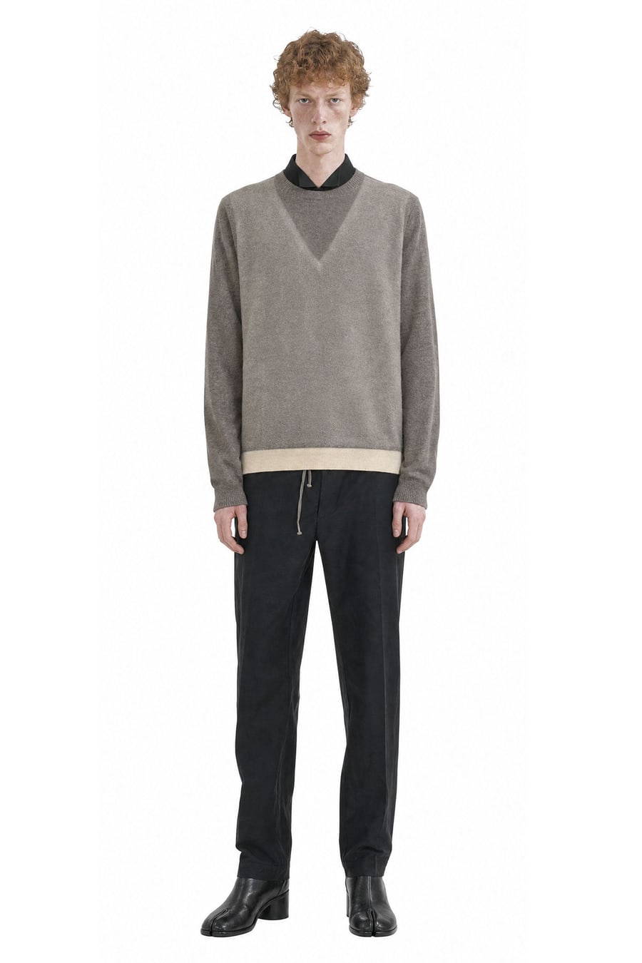 Maison Margiela Cotton Nylon Silk Drawstring Trousers, view 5