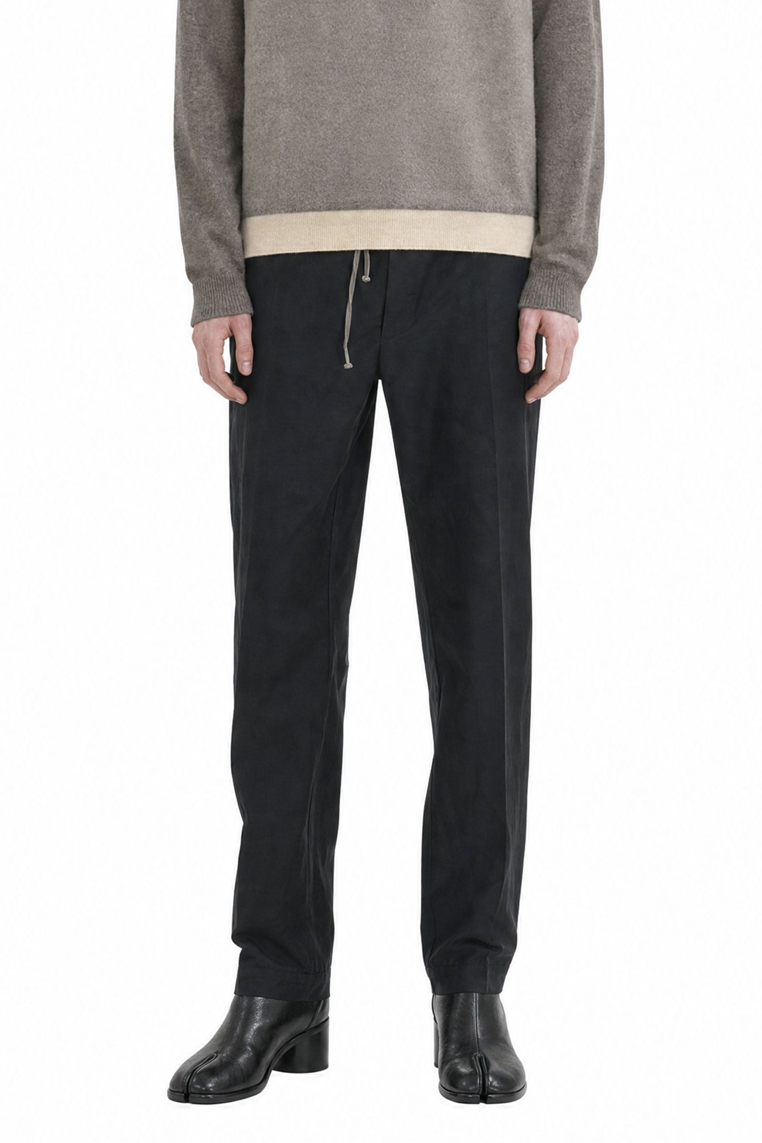 Maison Margiela Cotton Nylon Silk Drawstring Trousers