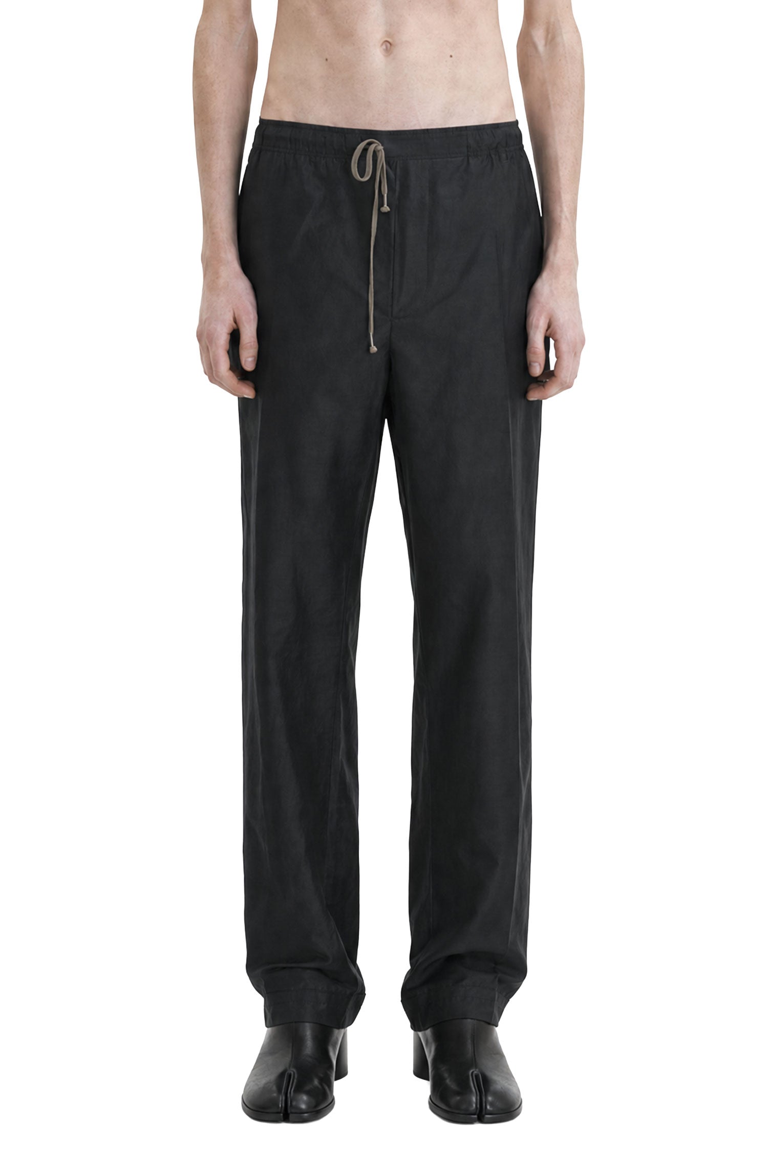 Maison Margiela Cotton Nylon Silk Drawstring Trousers, view 2