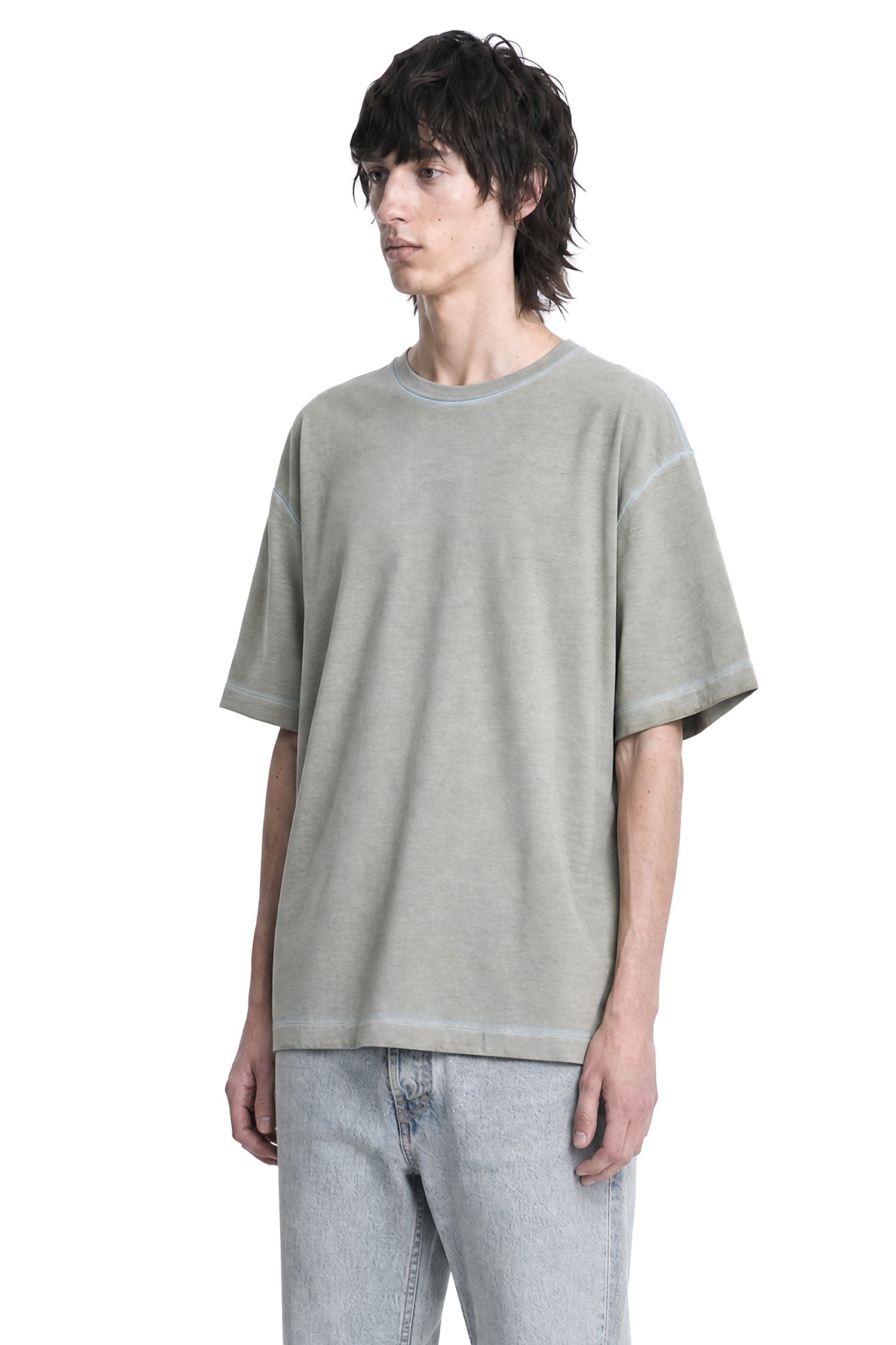 Maison Margiela Logo-Patch Short Sleeve T-shirt, view 2