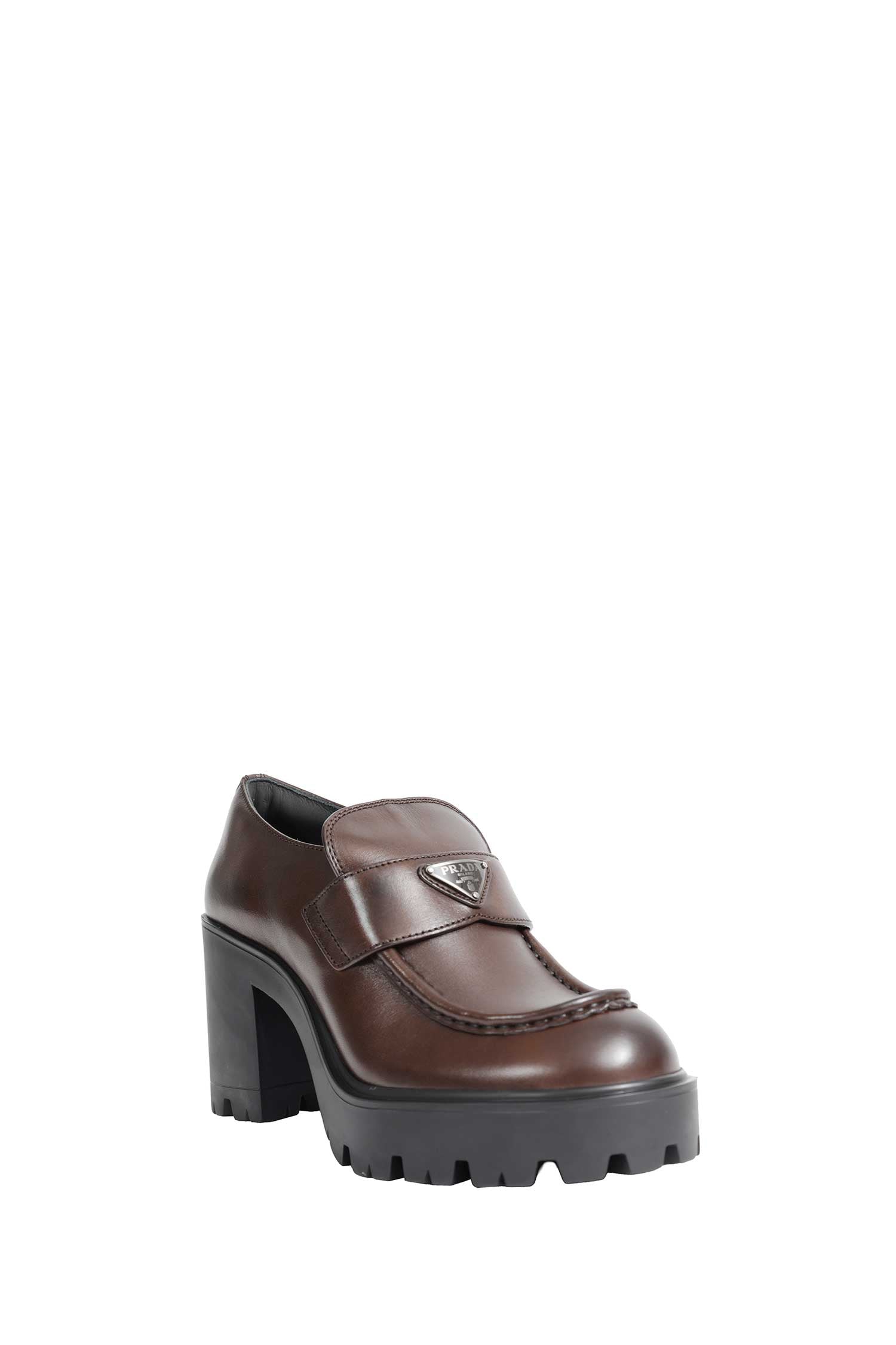 Prada Leather Loafers, view 2