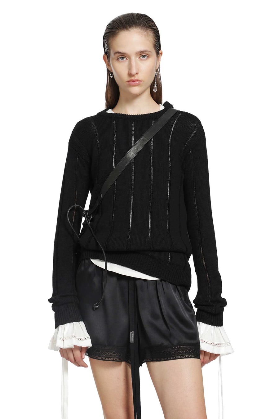 Ann Demeulemeester Nese Open Back Sweater