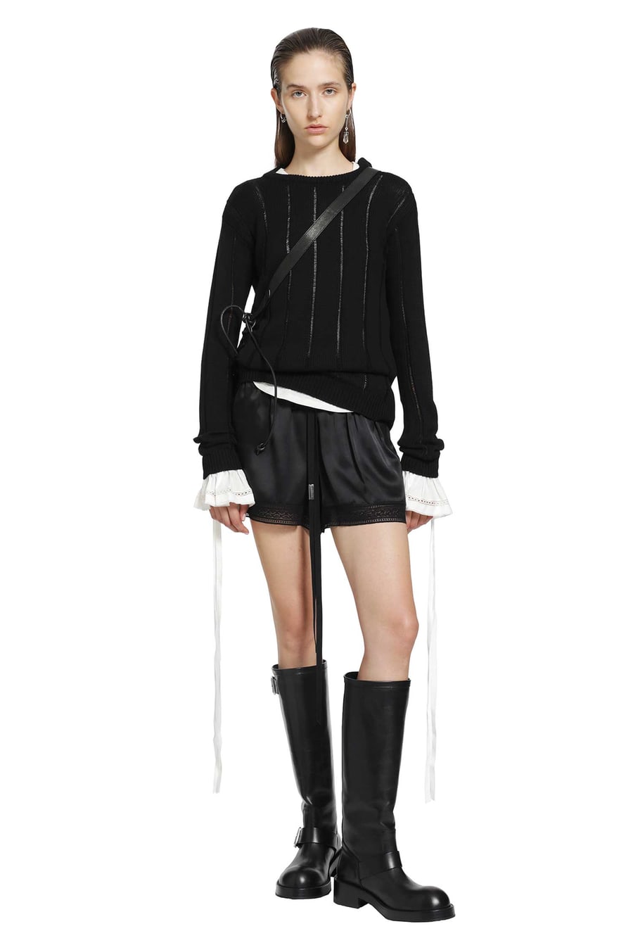 Ann Demeulemeester Nese Open Back Sweater, view 6